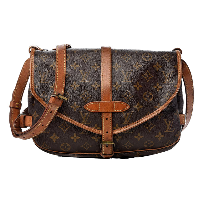 Louis Vuitton Monogram Canvas Saumur 30 Messanger Bag - available at Queen Bee of Beverly Hills. 