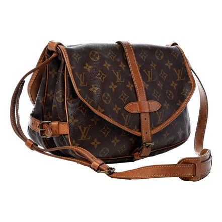 Louis Vuitton Monogram Canvas Saumur 30 Messanger Bag - available at Queen Bee of Beverly Hills. 