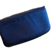 Louis Vuitton Metallic Empreinte Monogram Giant Key Pouch Navy Nacre available at Queen Bee of Beverly Hills