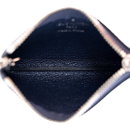 Louis Vuitton Metallic Empreinte Monogram Giant Key Pouch Navy Nacre available at Queen Bee of Beverly Hills