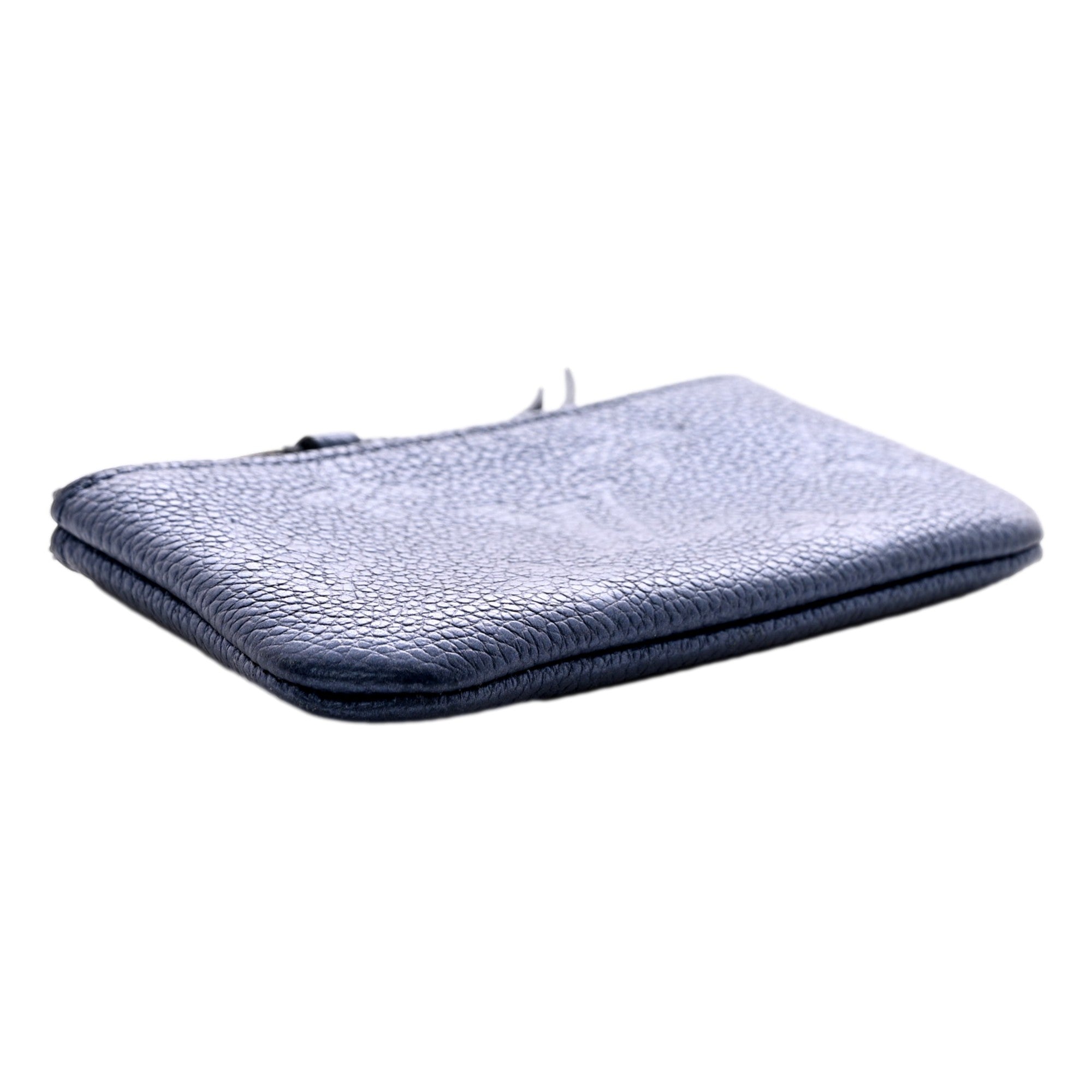 Louis Vuitton Metallic Empreinte Monogram Giant Key Pouch Navy Nacre available at Queen Bee of Beverly Hills