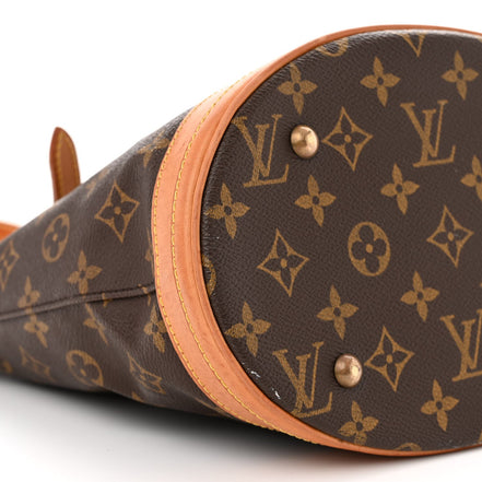 Louis Vuitton Monogram Canvas Petit Bucket Bag 23 available at Queen Bee of Beverly Hills