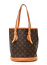Louis Vuitton Monogram Canvas Petit Bucket Bag 23 available at Queen Bee of Beverly Hills