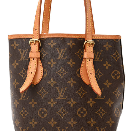 Louis Vuitton Monogram Canvas Petit Bucket Bag 23 available at Queen Bee of Beverly Hills