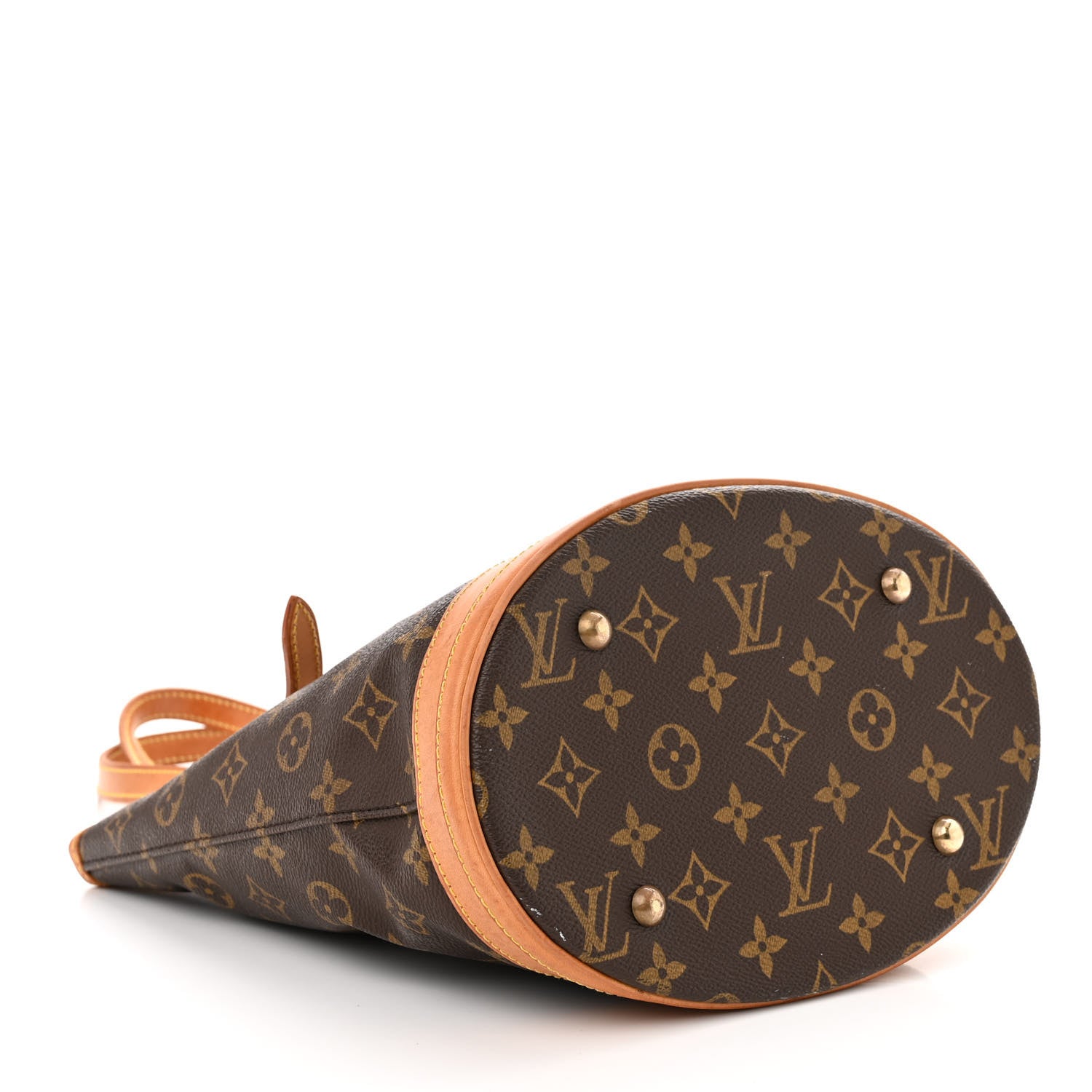 Louis Vuitton Monogram Canvas Petit Bucket Bag 23 available at Queen Bee of Beverly Hills