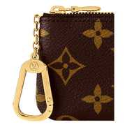 Louis Vuitton Monogram Coated Canvas Key Pouch Brown