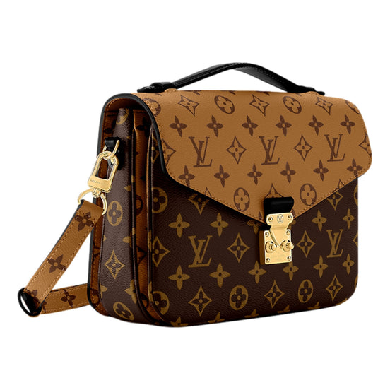 Louis Vuitton Monogram Reverse Pochette Métis available at Queen Bee of Beverly Hills