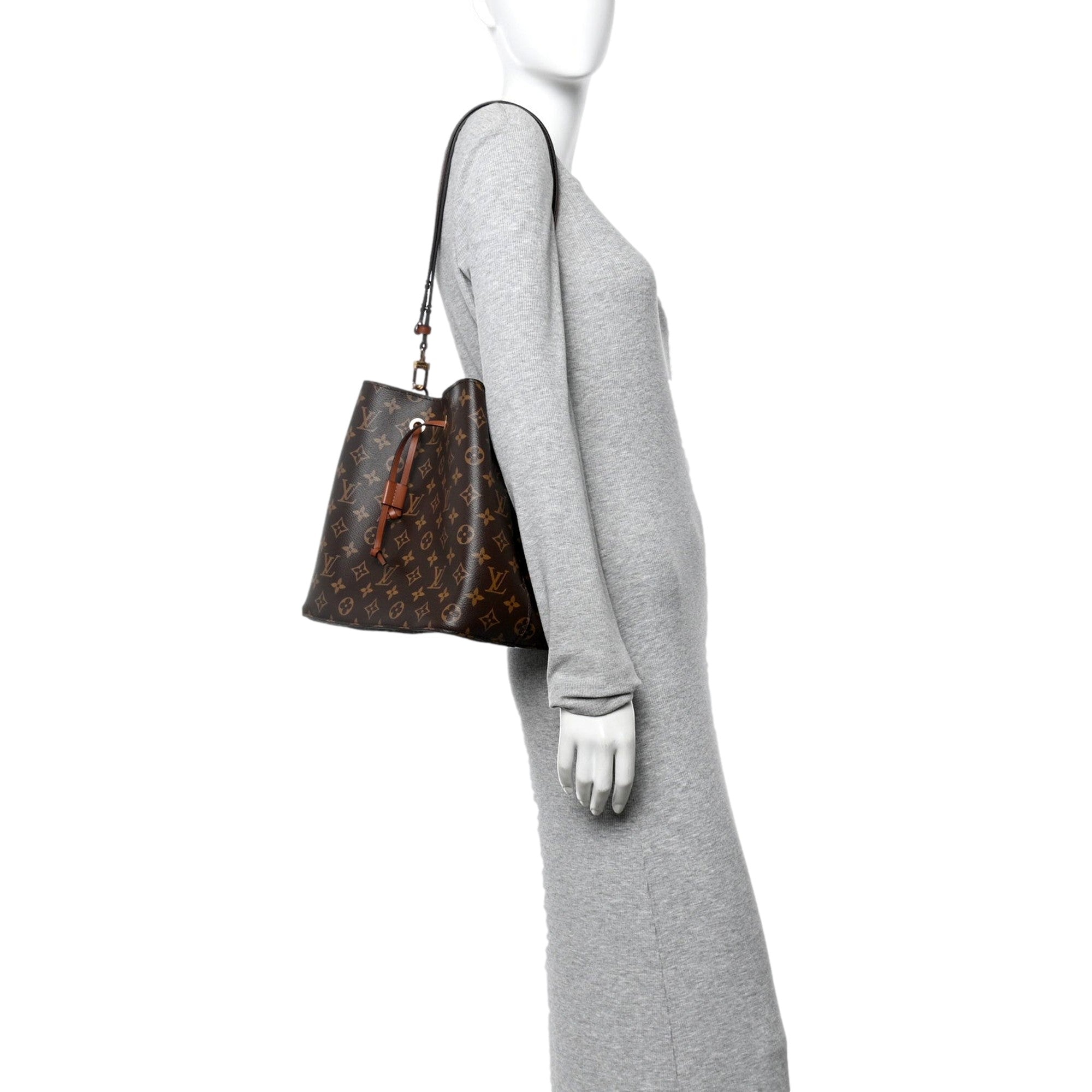 Louis Vuitton Monogram Neonoe MM Carmel sold at Queen Bee of Beverly Hills