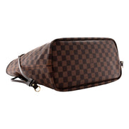 Louis Vuitton Neverfull MM Damier Ebene Brown Canvas Tote