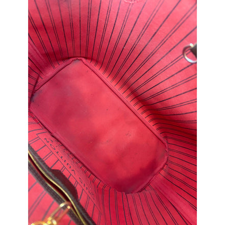 Louis Vuitton Neverfull MM Damier Ebene Brown Canvas Tote