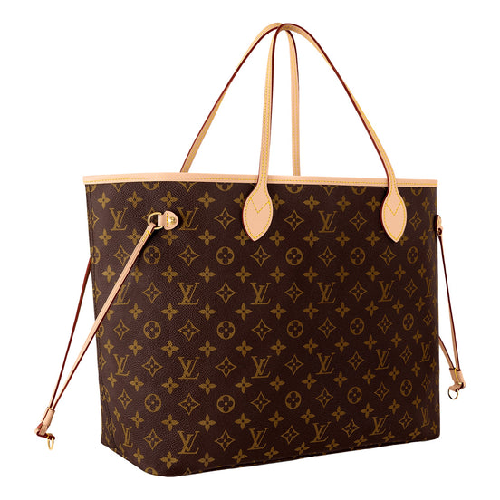 Louis Vuitton Neverfull GM Monogram Canvas Tote Bag with Detachable Pouch