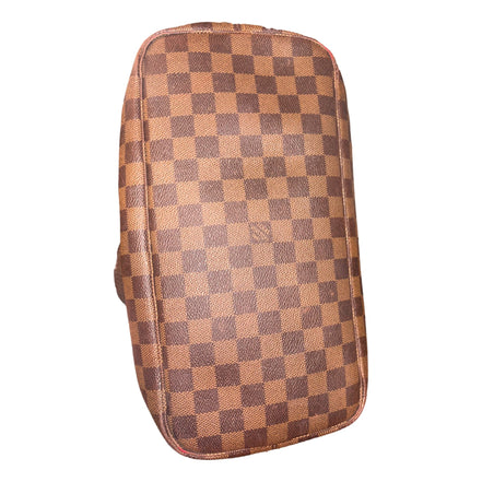 Louis Vuitton Neverfull MM Damier Ebene Coated Canvas Cherry Tote Bag available at Queen Bee of Beverly Hills