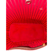 Louis Vuitton Neverfull MM Damier Ebene Coated Canvas Cherry Tote Bag available at Queen Bee of Beverly Hills