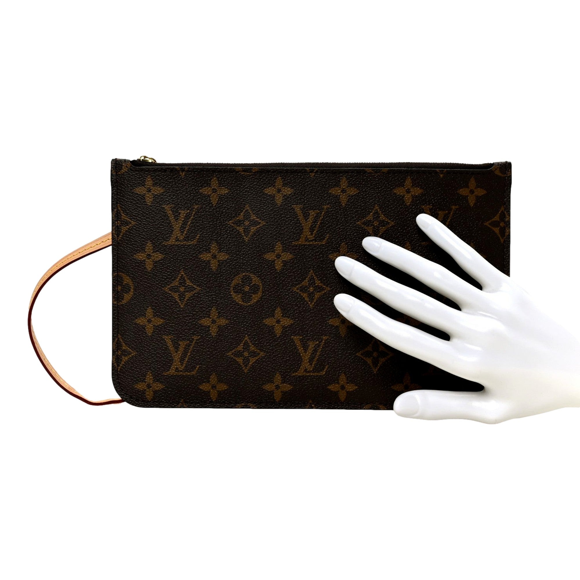 Louis Vuitton Monogram Neverfull MM GM Pochette - available at Queen Bee of Beverly Hills