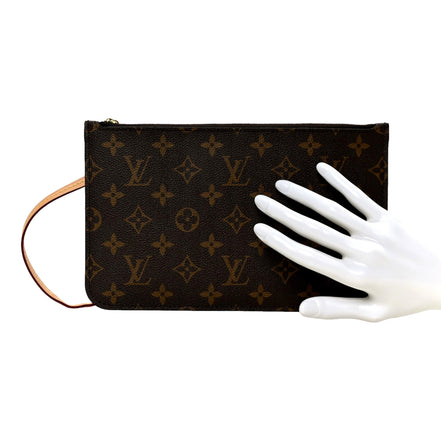 Louis Vuitton Monogram Neverfull MM GM Pochette - available at Queen Bee of Beverly Hills