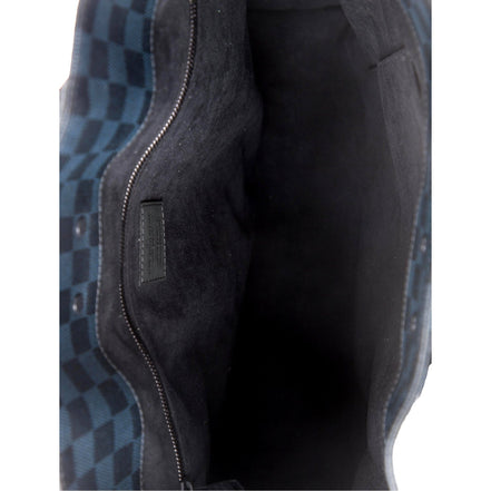 Louis Vuitton North South Tote Handbag Damier Cobalt Black and Navy available at Queen Bee of Beverly Hills