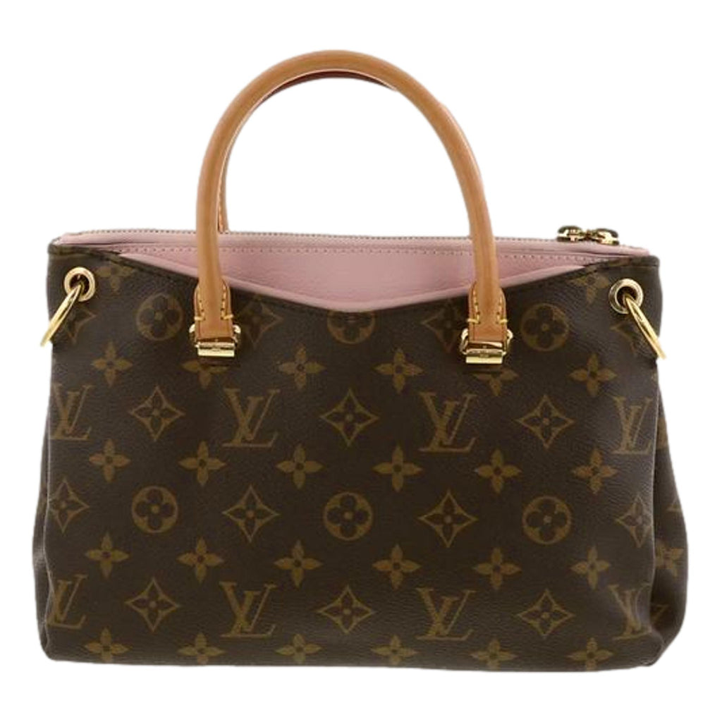 Pallas Louis Vuitton Handbags Brown Pink Cloth ref.918559 - Joli Closet