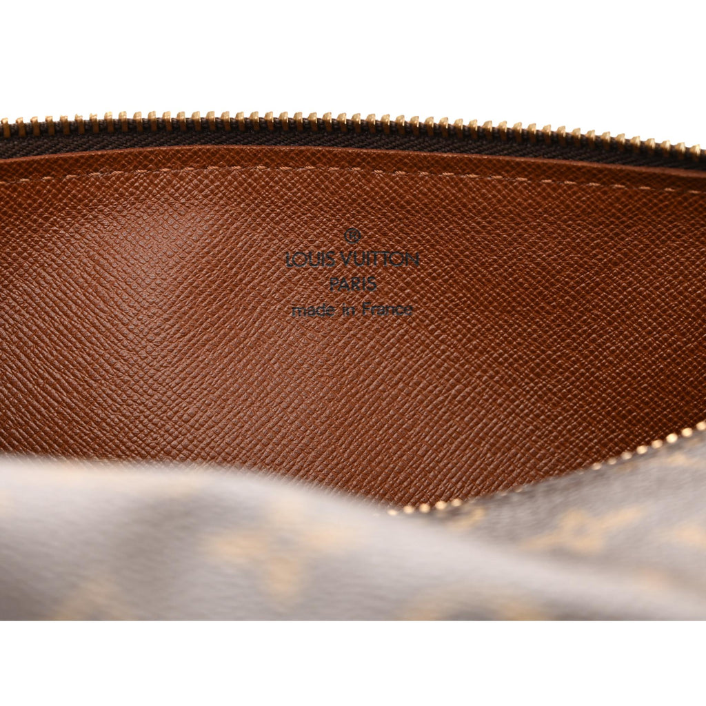 Papillon cloth handbag Louis Vuitton Brown in Cloth - 32970260
