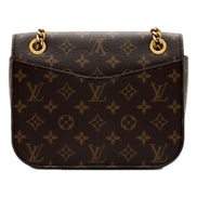 Louis Vuitton Passy Monogram Canvas Shoulder Bag - available at Queen Bee of Beverly Hills. 