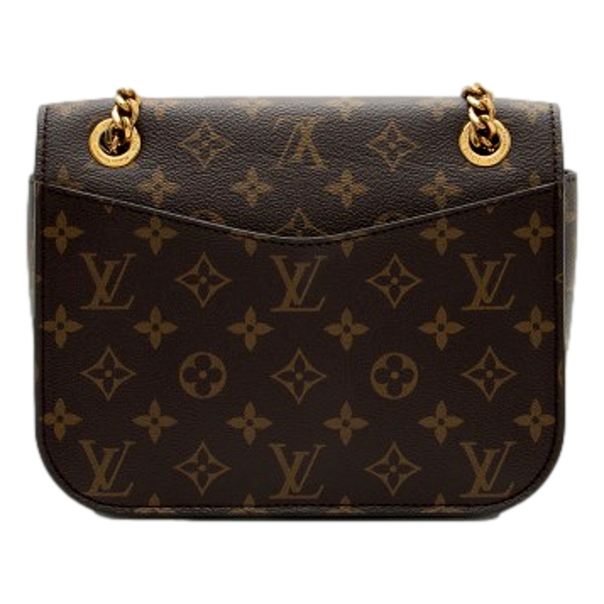 Louis Vuitton Passy Monogram Canvas Shoulder Bag - available at Queen Bee of Beverly Hills. 