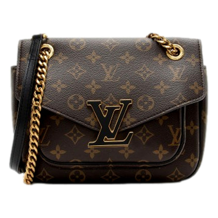 Louis Vuitton Passy Monogram Canvas Shoulder Bag - available at Queen Bee of Beverly Hills. 
