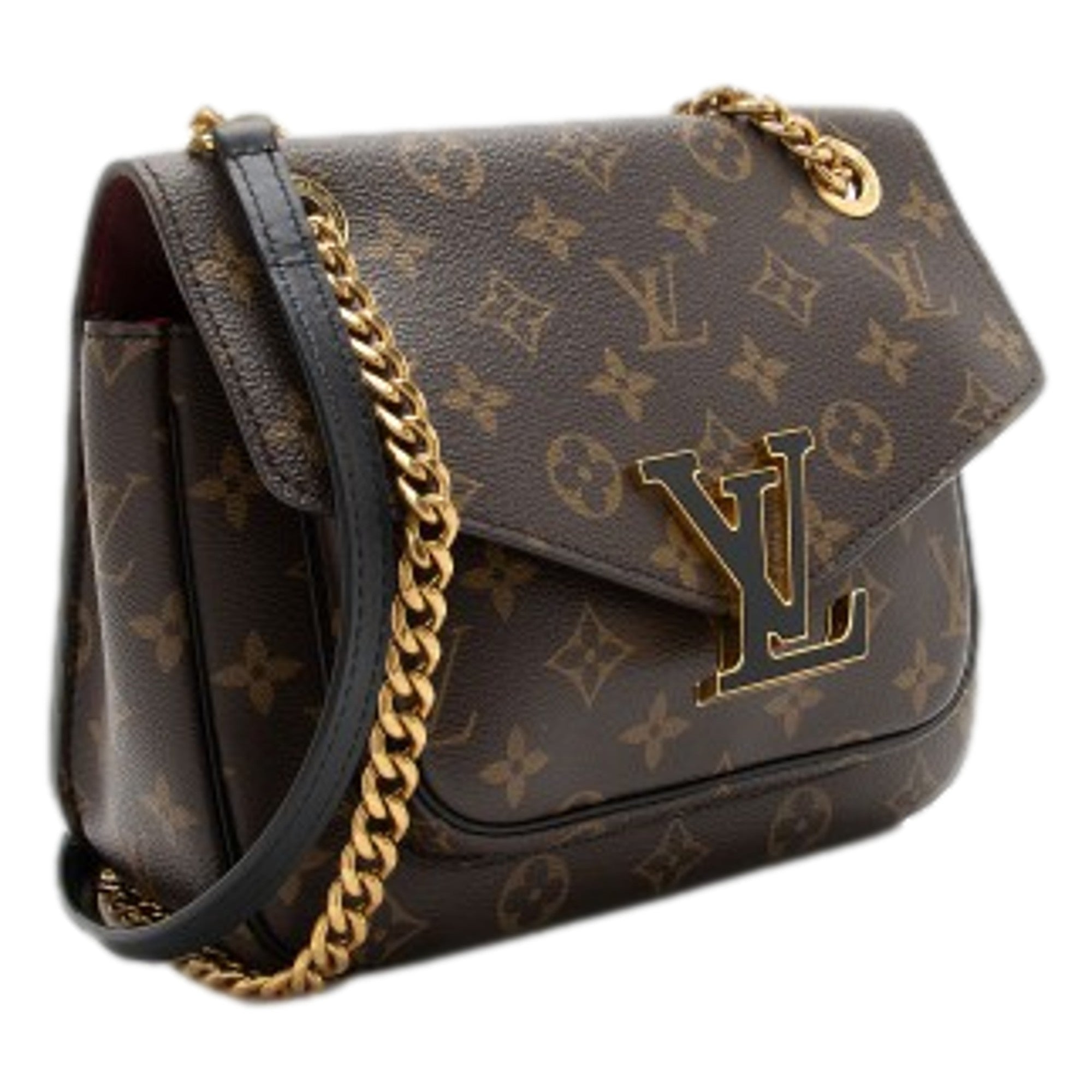 Louis Vuitton Passy Monogram Canvas Shoulder Bag - available at Queen Bee of Beverly Hills. 