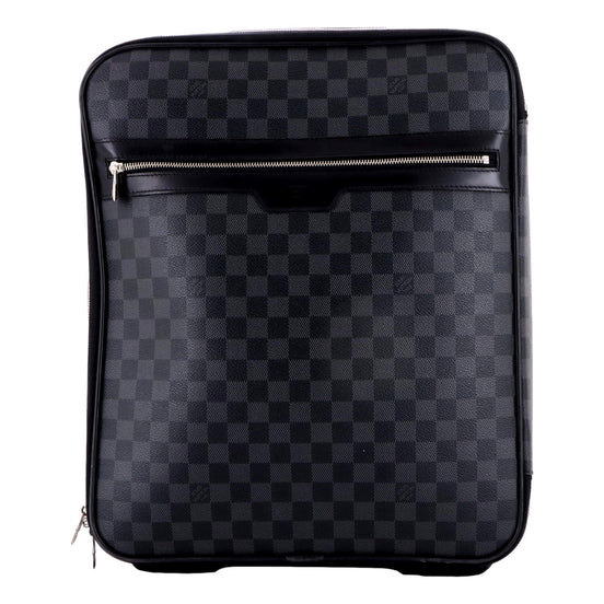 Louis Vuittton Pegase 45 Damier Graphite Canvas and Leather Rolling Suitcase