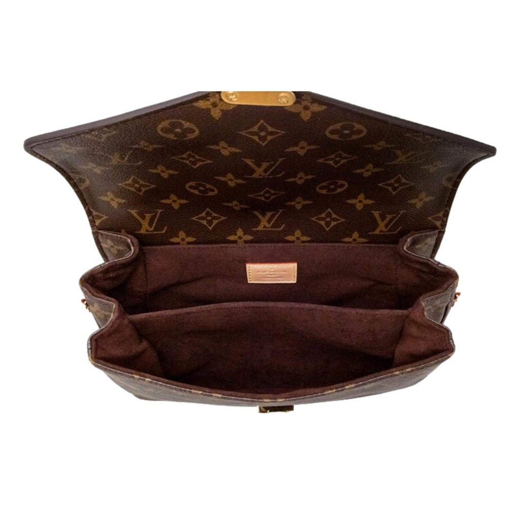 Louis Vuitton Pochette Métis Brown Monogram Crossbody at_Queen_Bee_of_Beverly_Hills
