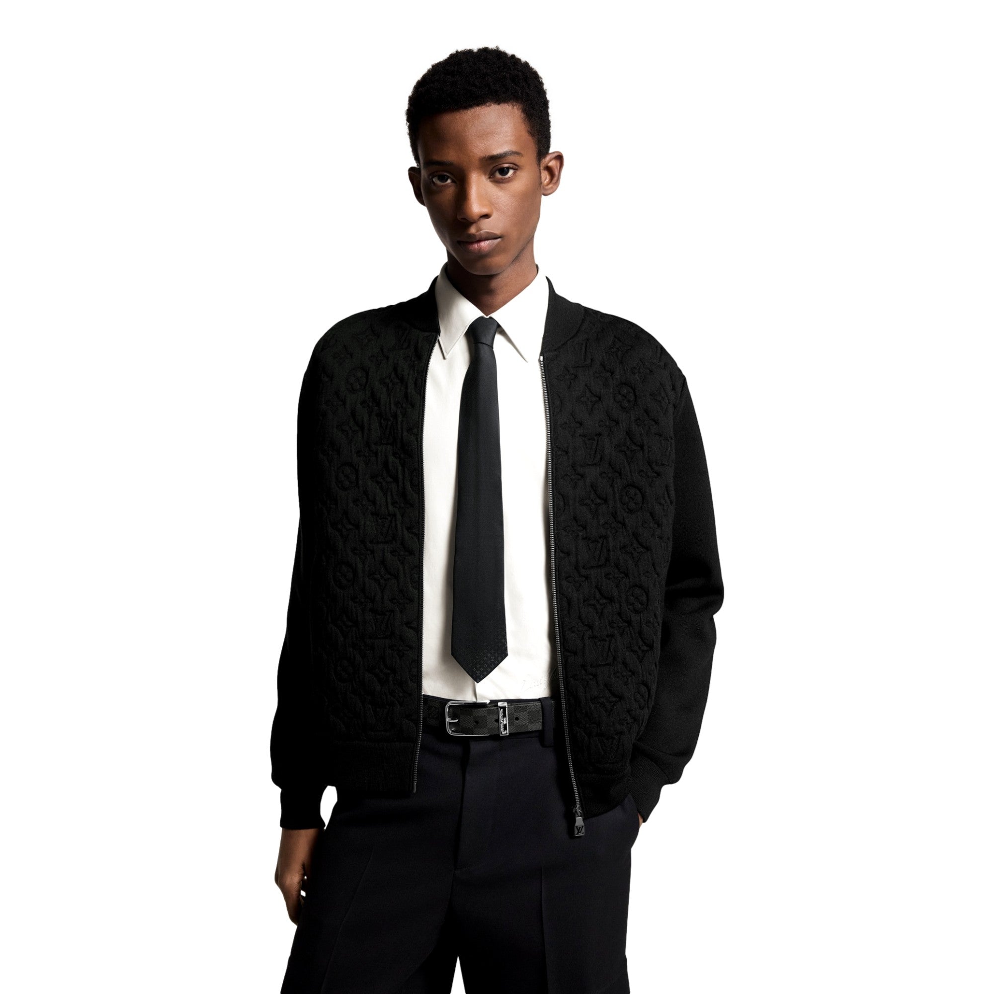 Louis Vuitton Pont Neuf 35mm Belt Damier Graphite Canvas 95