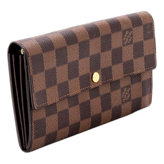Louis Vuitton Sarah Wallet Damier Ebene sold at Queen Bee of Beverly Hills