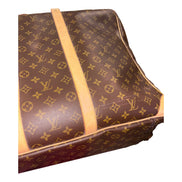 Louis Vuitton Sirius 55 Suitcase Classic Monogram Canvas Leather Travel Bag available at Queen Bee of Beverly Hills