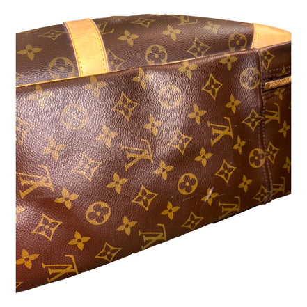 Louis Vuitton Sirius 55 Suitcase Classic Monogram Canvas Leather Travel Bag available at Queen Bee of Beverly Hills