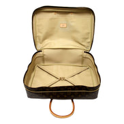 Louis Vuitton Sirius 55 Suitcase Classic Monogram Canvas Leather Travel Bag available at Queen Bee of Beverly Hills