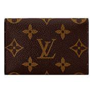 Louis Vuitton Monogram Slim Card Holder Wallet Blue and Silver