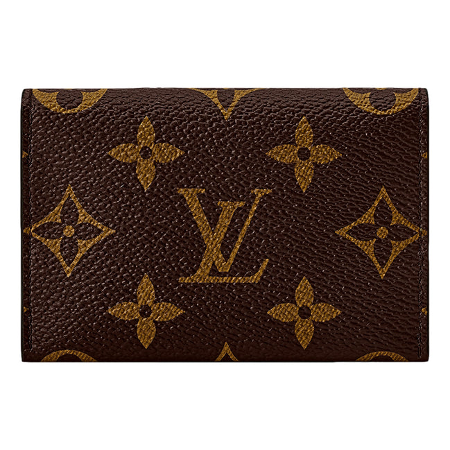 Louis Vuitton Monogram Slim Card Holder Wallet Blue and Silver