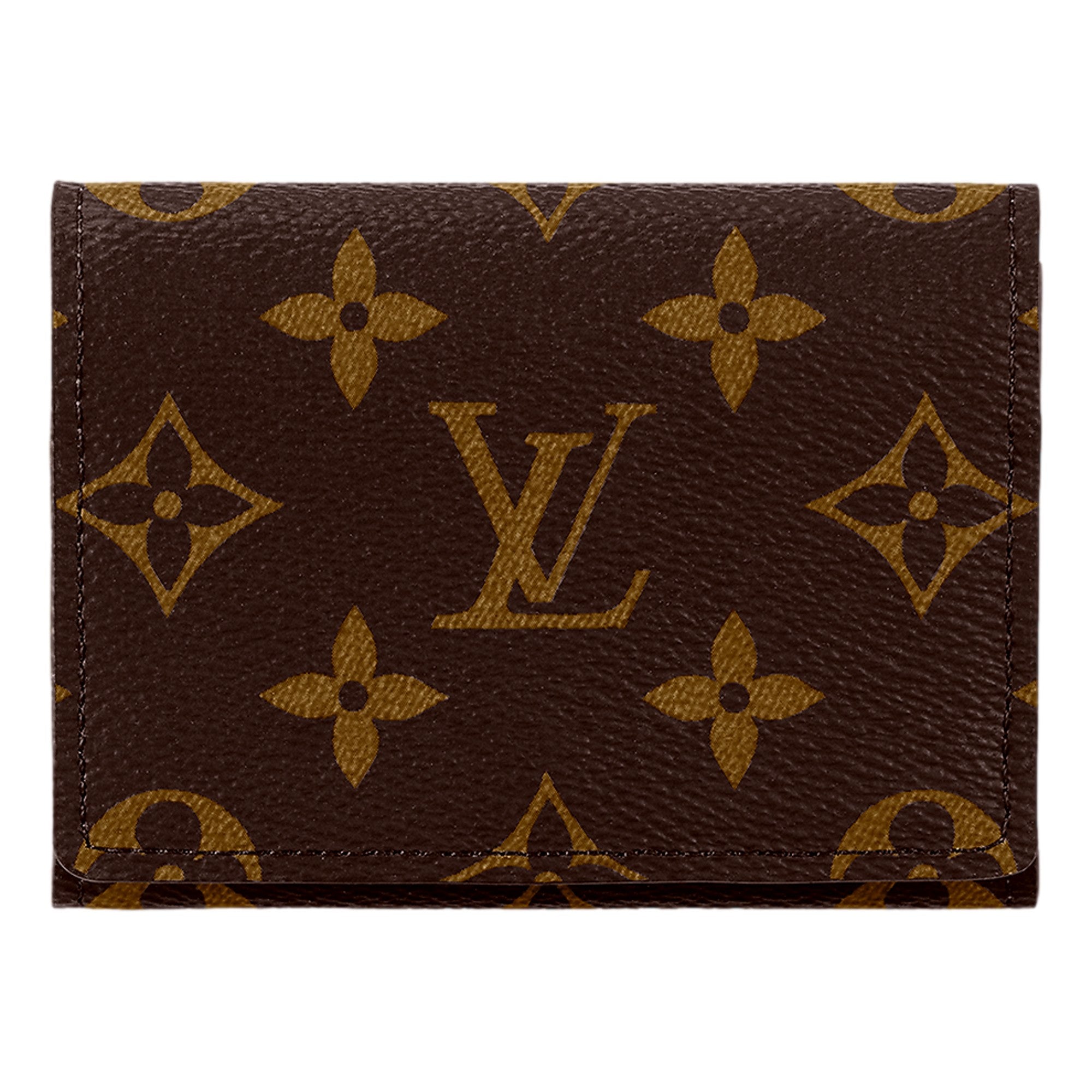 Louis Vuitton Monogram Slim Card Holder Wallet Blue and Silver