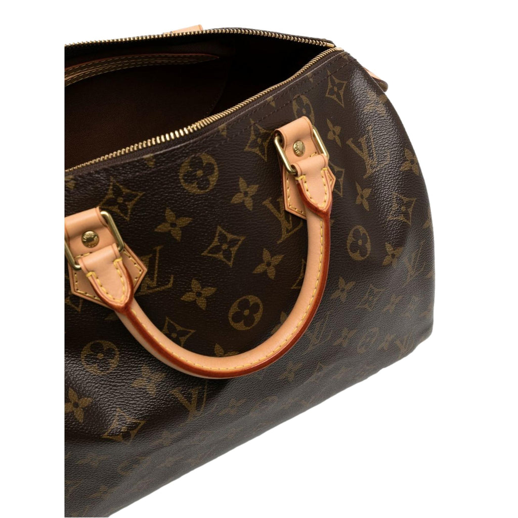 Louis Vuitton Speedy 30 Monogram Brown Coated Canvas – Queen Bee of Beverly  Hills