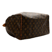 Louis Vuitton Speedy 35 Classic Monogram Canvas Leather Trim
