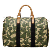 Louis Vuitton x Takashi Murakami Monogramouflage Speedy 35 Canvas Leather Handbag
