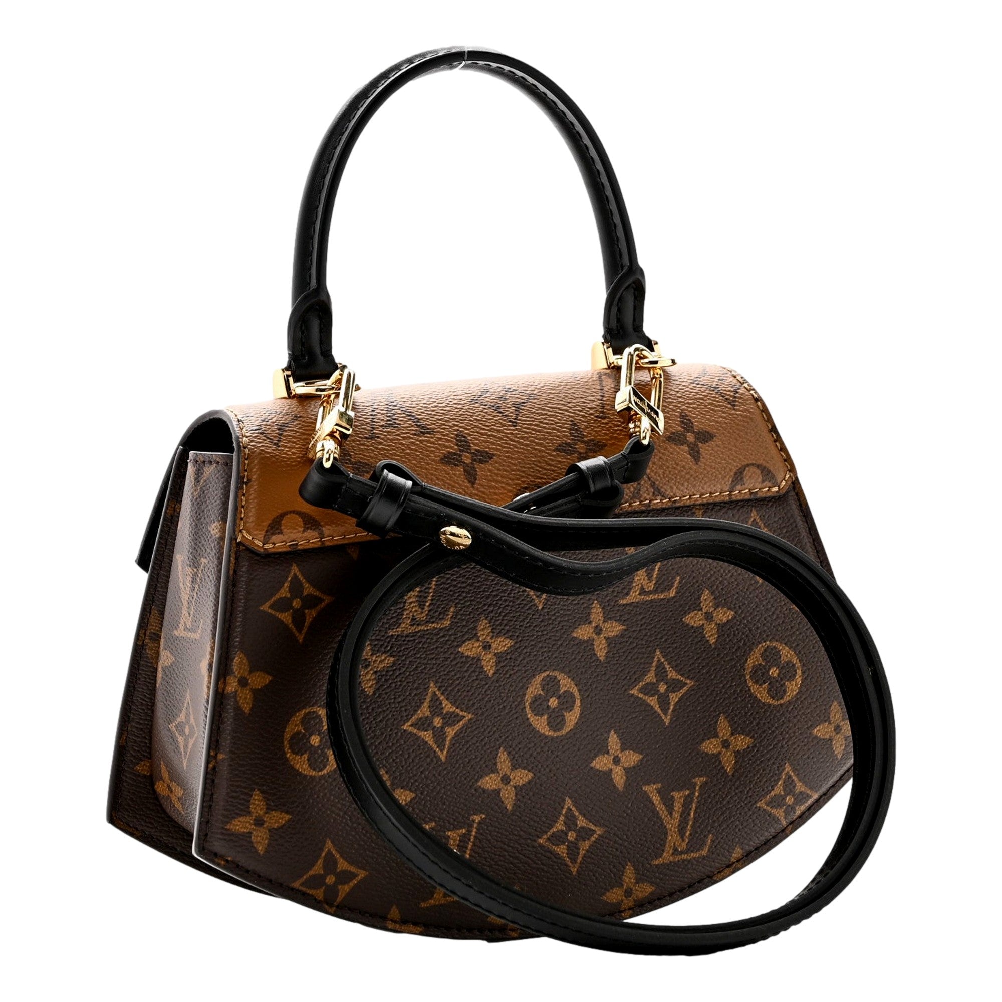 Louis Vuitton Reverse Monogram Tilsitt Small Brown Handbag
