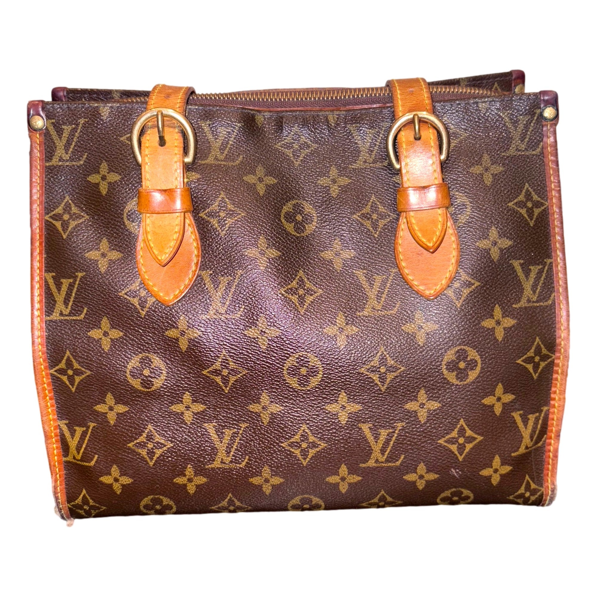 Louis Vuitton Vintage Popincourt Haut Canvas Monogram Handbag available at Queen Bee of Beverly Hills