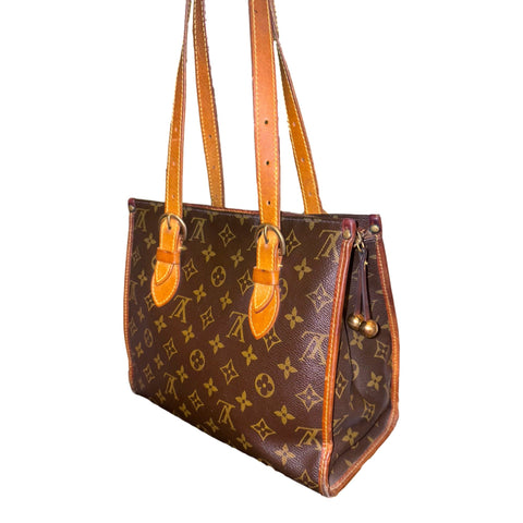 Louis Vuitton Vintage Popincourt Haut Canvas Monogram Handbag available at Queen Bee of Beverly Hills