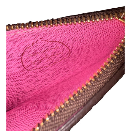 Louis Vuitton x YK Monogram Kusama Pumpkin Zipped Romy Card Holder available at Queen Bee of Beverly Hills