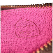 Louis Vuitton x YK Monogram Kusama Pumpkin Zipped Romy Card Holder available at Queen Bee of Beverly Hills