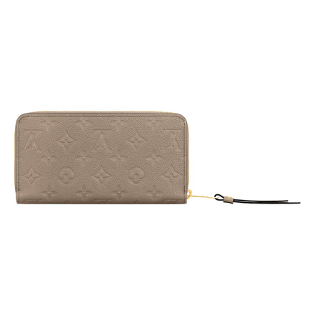 Louis Vuitton Zippy Empreinte Embossed Leather Wallet in Turtledove Gray