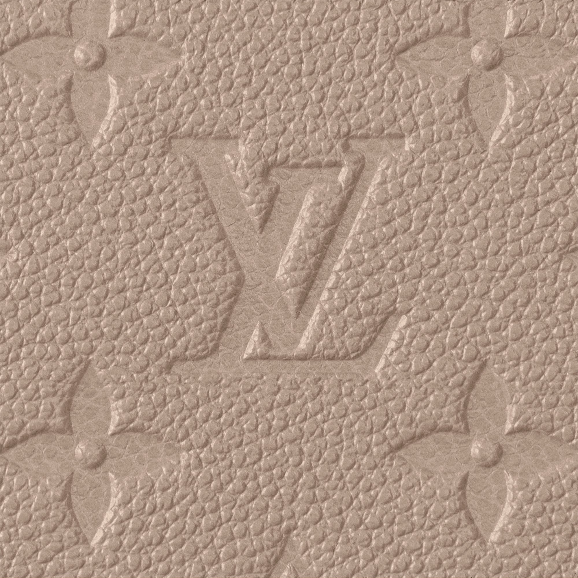 Louis Vuitton Zippy Empreinte Embossed Leather Wallet in Turtledove Gray