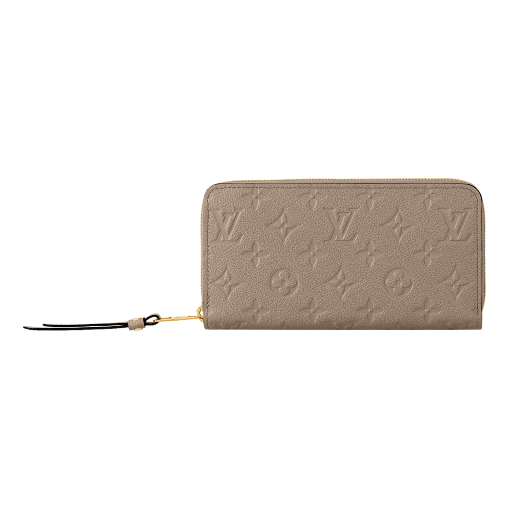 Louis Vuitton Zippy Empreinte Embossed Leather Wallet in Turtledove Gray