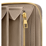 Louis Vuitton Zippy Empreinte Embossed Leather Wallet in Turtledove Gray