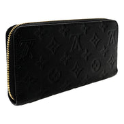 Louis Vuitton Zippy Empreinte Embossed Leather Wallet in Noir Black