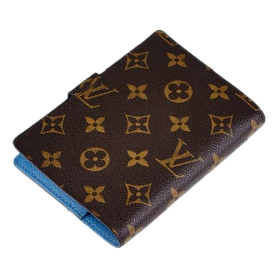 Louis Vuitton Monogram Canvas Koala Agenda PM Blue Notebook Cover - available at Queen Bee of Beverly Hills. 